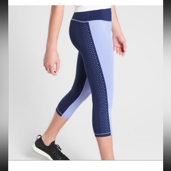 ATHLETA GIRLS Medium Spring It‎ On Capri Leggings - Picture 1 of 7